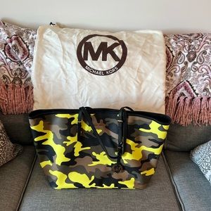 Michael Kors Camo Print Tote Bag